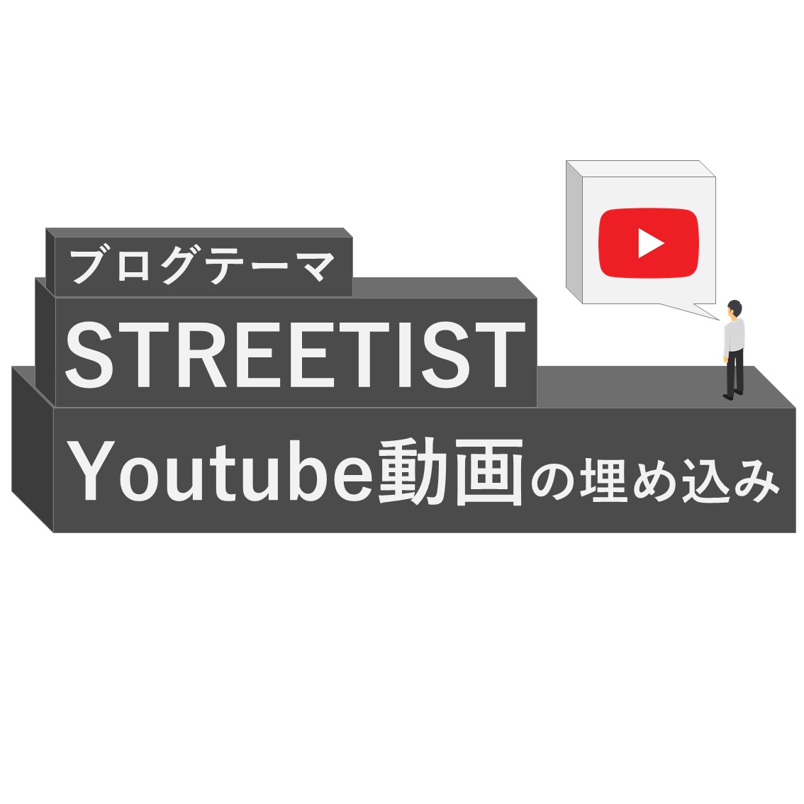 「【初心者のための】STREETIST「Youtube動画」の埋め込みのやり方」のアイキャッチ画像